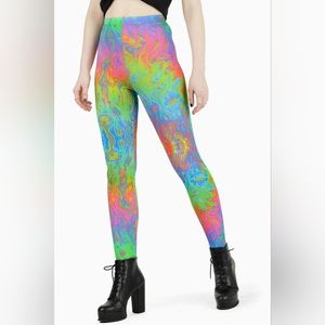 Blackmilk I bleed rainbows hw supershine leggings